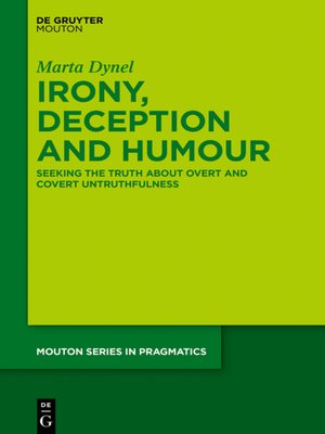 cover image of Irony, Deception and Humour